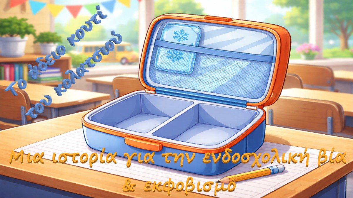 "Το άδειο κουτί του κολατσιού". Μια ιστορία για την ενδοσχολική Βία και Εκφοβισμό.